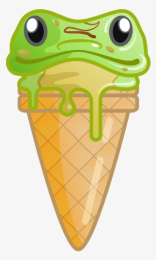 Gecko Reptile Vector Illustration Design Animals - Ice Cream Cone #8253891
