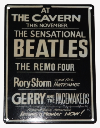 Tin 006 Blk - Beatles Cavern Club Poster #8254730