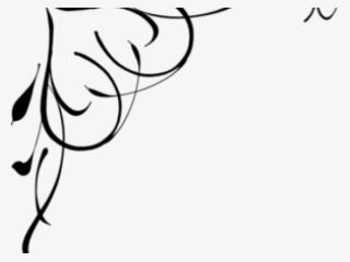 Corner Swirl Cliparts - Design Corner Transparent Background #8256384