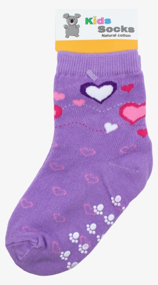 Purple Hearts A - Sock #8256496
