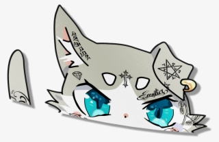 Image Of Peeking Puck - Cartoon #8257393