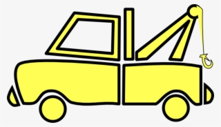 Svg Black And White Library Home Fort Worth Private - Yellow Tow Truck #8257509