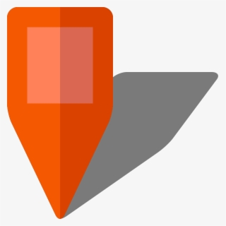 Location Map Pin Orange9 - Graphic Design #8257550