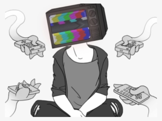 Drawn Collage Tumblr Sketch - Sitting #8257680