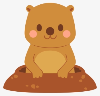 Lrc Groundhogdayfreebie Peekingout Color - Groundhog Day #8257845