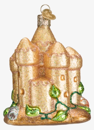 Glass Sand Castle Ornament - Figurine #8257930