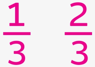 Fractions Same But Diferent Thirds - Lilac #8258242