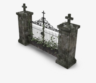 Cemetery Gates Png Clipart - Cemetery Gates Png #8259040