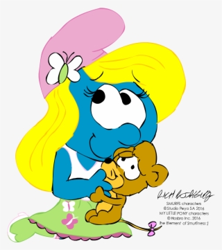 Smurfs Clipart Girl - Equestria Girls Smurfs #8259457