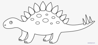 Stegosaurus Clipart Easy - Sunflower Monogram Svg #8259547