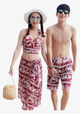 Spandex Polyester - Swimsuit Couples #8260642