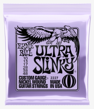 Ultra Slinky Nickel Wound Electric Guitar Strings - Ernie Ball Strings #8260644