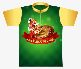 Las Vegas Roulette Gold Dye Sublimated Jersey - Illustration #8260813