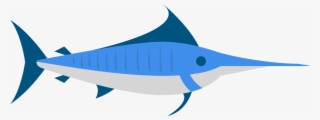 Marlin Clipart Swordfish - Atlantic Blue Marlin #8260951