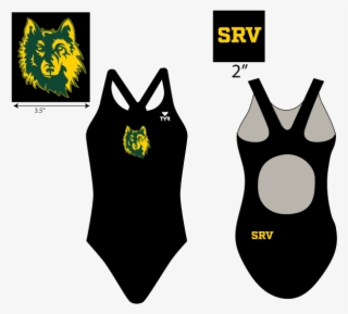 Srv Swim Team Women's Tyr Thick Strap Maxfit Swimsuit - Maillot #8260988