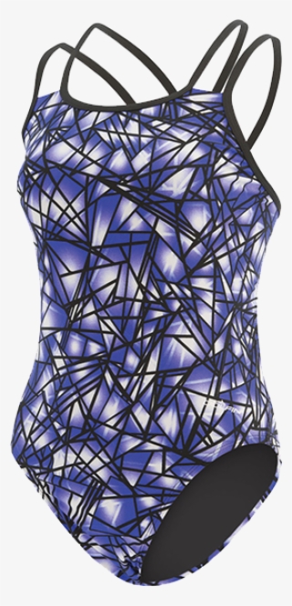 Dolfin Women's Fracture Polyester One Piece Swimsuit - Pattern #8261097