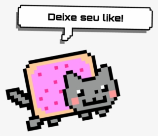 Nyancat Sticker - Nyan Cat Transparent Png #8262532
