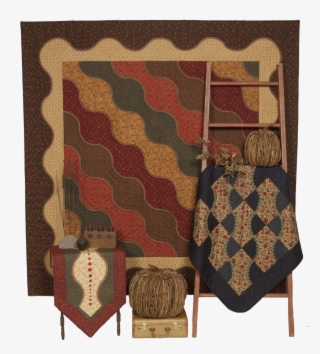 The Table Topper With Just A Few Fabrics And Giant - Wood #8262700