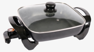 Non-stick Kitchen Electric Fry Pan / Skillet - Lid #8262788