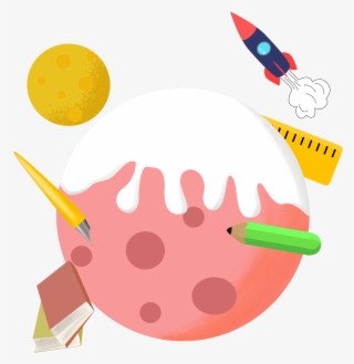 Artykuły Papiernicze Elementy Dekoracyjne Rysunkowe - Illustration #8263268