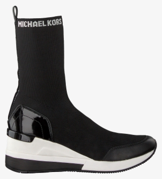 Black Michael Kors Classic Ankle Boots Grover Knit - Boot #8263732