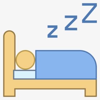 Clip Royalty Free Download Sleeping In Png Icon Seen - Sleeping In Bed Icon #8263799