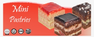 Mini Pastries Banner - Snack Cake #8264753