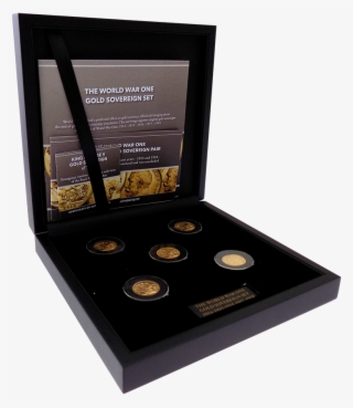 Pre Owned 1914 1918 Uk Ww1 Full Sovereign Gold 5 Coin - Eye Shadow #8266221