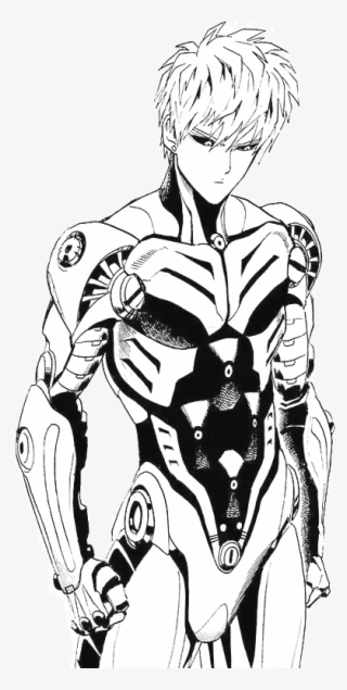 #genos Android Sem Roupa Para Colorir #onepunchman - Genos One Punch Man Para Colorir #8266290