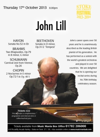 Hohn Lil At The Forum Theatre In Hanley On October - Harpsichord #8268476