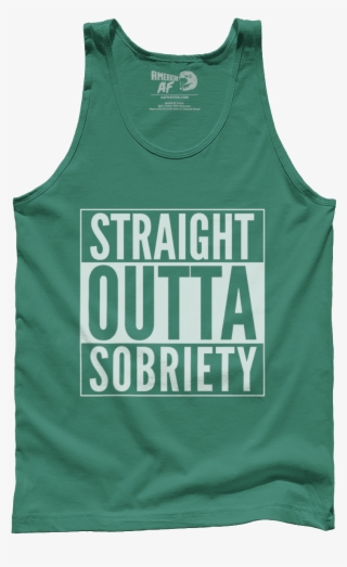 Straight Outta Sobriety - Active Tank #8268818