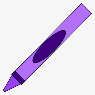 Crayon Clipart Purple #8269907