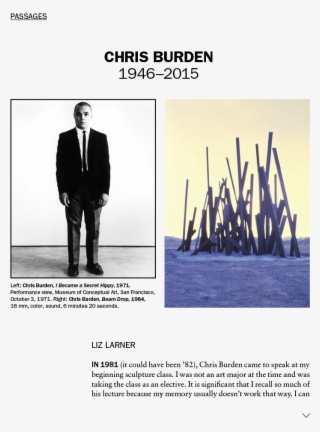 Artforum September 2015 Volume 54 Issue - Chris Burden #8271138
