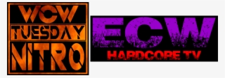 Wanted To Create New Logos For Wcw And Ecw - Circle #8271784