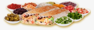 Fresh Ingredients Burrito Jax - Burrito Ingredients Png #8273453