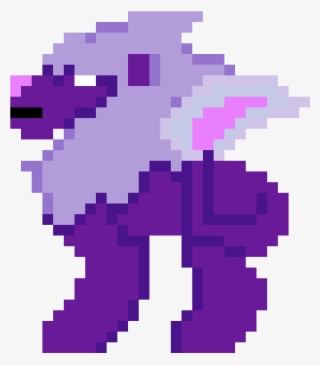 Purple Lion - Deadpool Logo Pixel Art #8274070