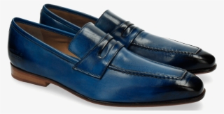 Loafers Lance 25 A Pop Blue Ls Natural - Melvin & Hamilton #8274240