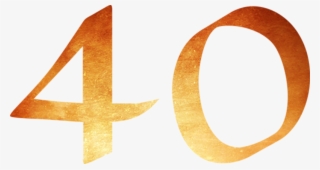 Quaranta - Numero 40 Em Png #8274681