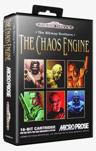 Sega Mega Drive Europe 3d Boxes - Chaos Engine #8275260