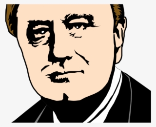 Theodore Roosevelt Clipart Transparent Background - Franklin D Roosevelt Drawing #8276849