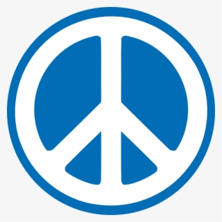 Blue Peace Logo - Anti War Clip Art #8277533