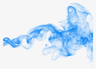 Curl Clipart Background Png - Blue Smoke Transparent Background #8277809