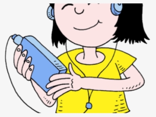 Listen To Music Clipart - Cartoon #8278201