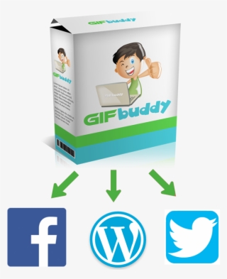 Facebook, Twitter, Wordpress - Transparent Social Media Login Buttons Png #8279358