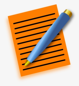 Cartoon Paper And Pen #8279903