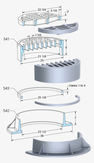 Usf 540 Ring And 5640 Grate - Diagram #8280616