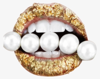 Más Labios Chulis En ^^ - Labios Dorados Brillantes #8280754