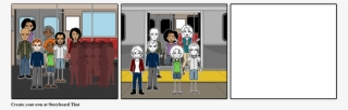 Subway Train - Cartoon #8281714