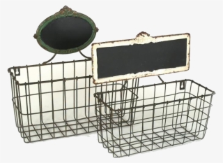 Wire Home Accents With Chalkboard Label - Basket #8282414
