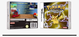 Pokemon Thunder Yellow Version Box Cover - Pokemon Amarillo Ds #8283473